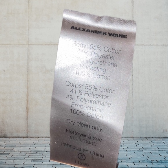 T by Alexander Wang Stretchy Skinny Leg Mid Rise Jeans Size 24 - Picture 5 of 5